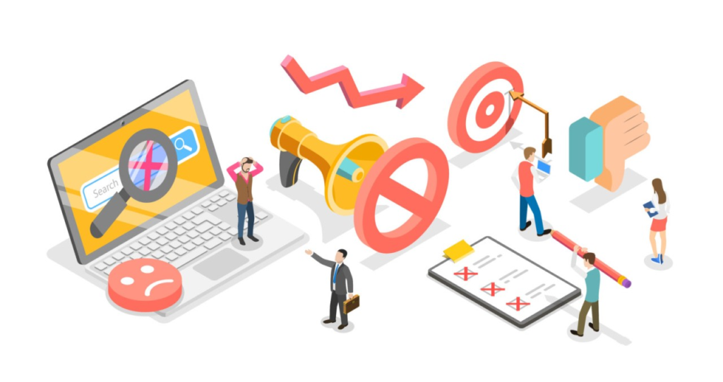 common digital marketing mistakes in online marketing strategy