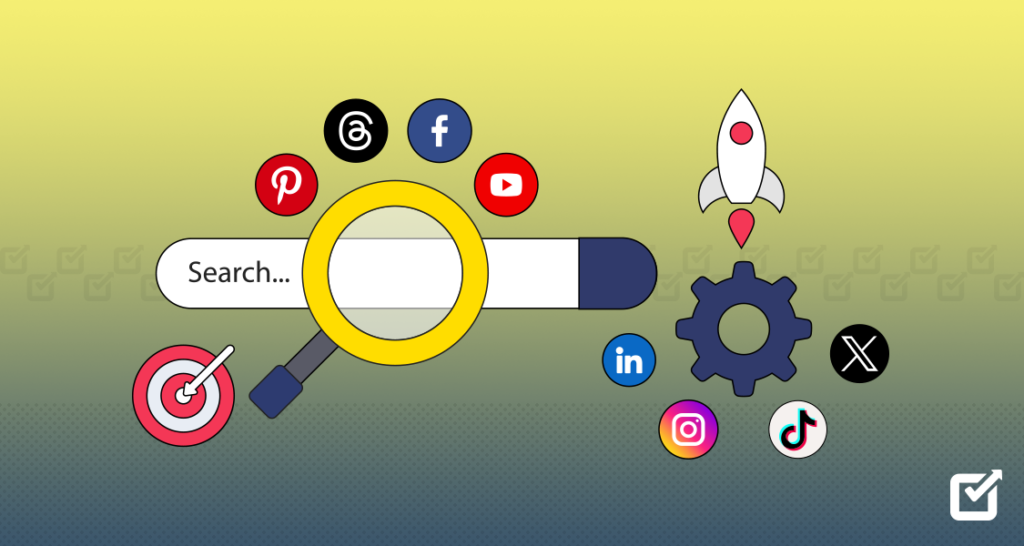 how social media works as a search engine for users