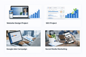 digital marketing portfolio highlights